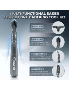 Kit de Herramientas para Sellado Saker 4 en 1 - Aluminio 2