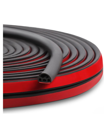 Tira de Sellado de Puerta Benory 6m Silicona Aislamiento Acústico