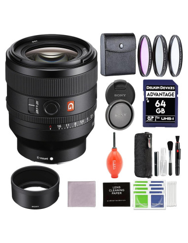 Lente Sony FE 50mm f/1.4 GM para Cámara Sin Espejo E-Mount