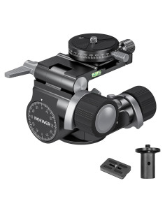 Cabezal de Trípode Engranado NEEWER TH14 Pan y Tilt 360