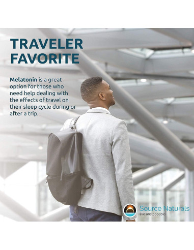 Melatonina Source Naturals 3 mg - 120 Tabletas Vegetarianas