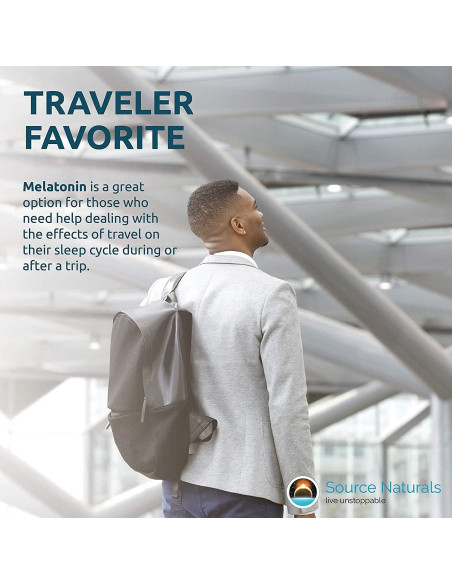 Melatonina Source Naturals 3 mg - 120 Tabletas Vegetarianas