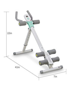 Máquina de Entrenamiento Abdominal Leikefitness AB9300 Verde 2