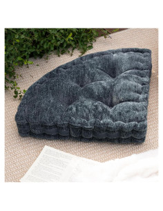 Cojín de Suelo TEXSTEAD Azul 50x50 cm para Meditación y Yoga