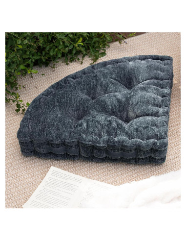 Cojín de Suelo TEXSTEAD Azul 50x50 cm para Meditación y Yoga