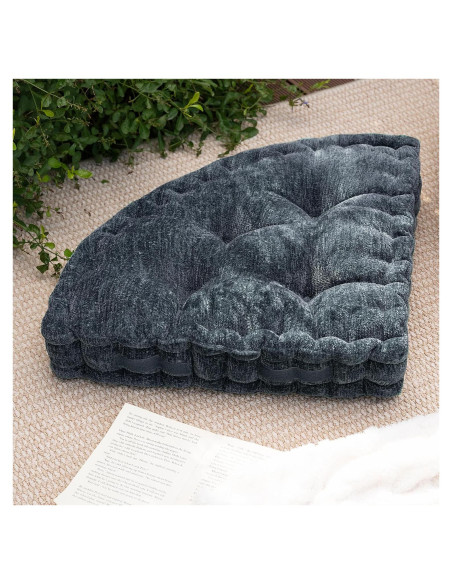 Cojín de Suelo TEXSTEAD Azul 50x50 cm para Meditación y Yoga