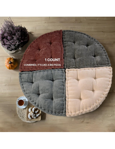 Cojín de Suelo TEXSTEAD Azul 50x50 cm para Meditación y Yoga