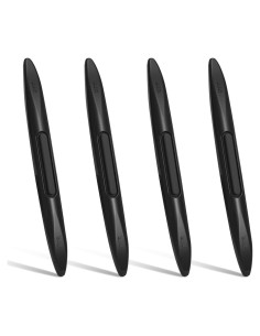 4 Protectores de Bordes de Puerta UHANBUT Anticolisión Negro