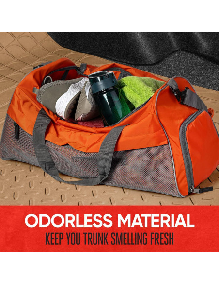 Alfombra de Carga Recortable Motor Trend Beige 120.65x81.83cm