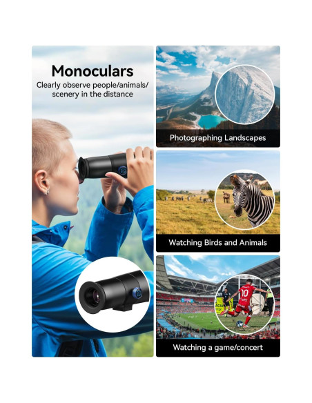 Lente Telefoto HD 30X APEXEL para iPhone y Smartphones