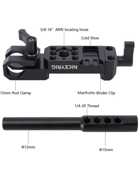 Kit Abrazadera Follow Focus NICEYRIG para Estabilizadores DJI