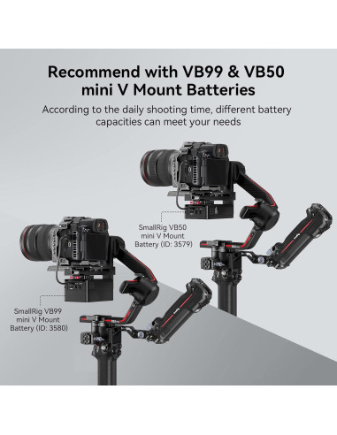Placa de Batería V SMALLRIG 4189 para DJI RS 3 / RS 2