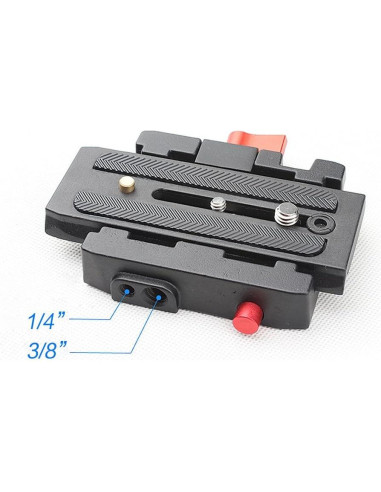 Adaptador de liberación rápida Andoer P200 para Manfrotto