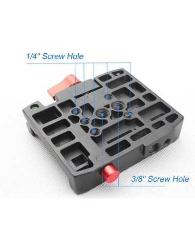 Adaptador de liberación rápida Andoer P200 para Manfrotto