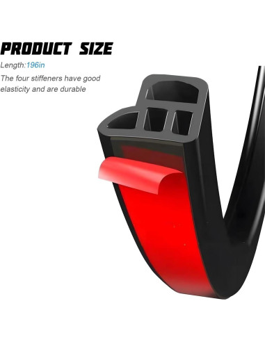 Tira de Sello para Puerta de Auto Bittwee 5m Aislante Sonido