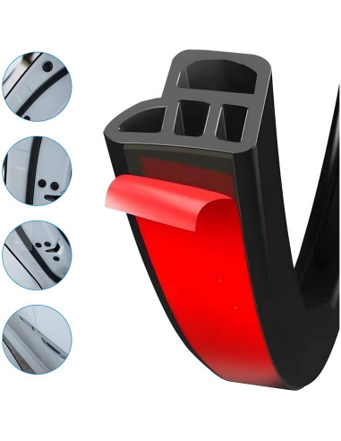 Tira de Sello para Puerta de Auto Bittwee 5m Aislante Sonido