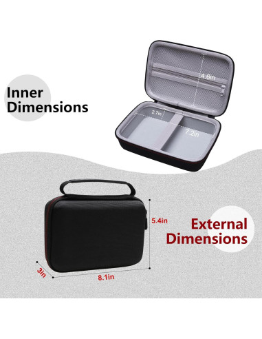 Funda Dura LTGEM para DJI Osmo Mobile SE/7P/7/6 y Insta360 Flow