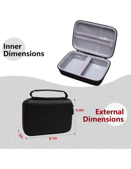 Funda Dura LTGEM para DJI Osmo Mobile SE/7P/7/6 y Insta360 Flow