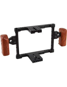 Jaula para Cámara DSLR CAMVATE C1344 con Tubos Laterales 2