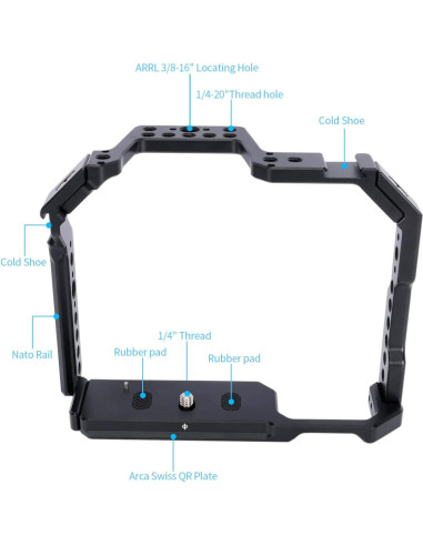 Jaula de Cámara Niceyrig para Canon EOS 6D y 6D Mark II