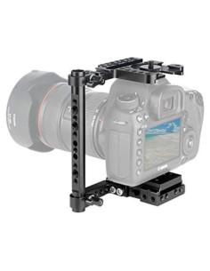 Jaula Media de Liberación Rápida NICEYRIG para Cámaras DSLR y Sin Espejo