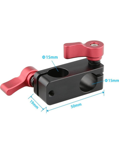 Abrazadera de Varilla 15mm CAMVATE 90 Grados Aluminio