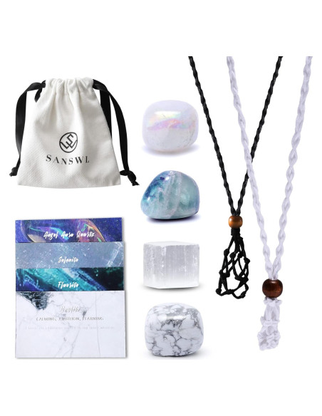 Collar de Cristales de Chakra SANSWL - Joyería Espiritual 7 Chakras