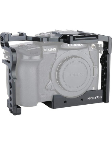Jaula para Cámara NICEYRIG para Panasonic Lumix GH5/GH5 II/GH5S