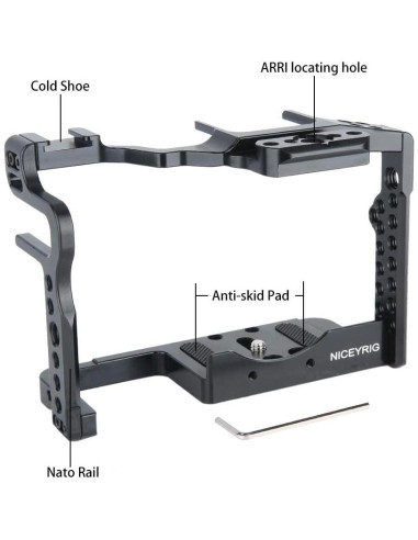 Jaula para Cámara NICEYRIG para Panasonic Lumix GH5/GH5 II/GH5S