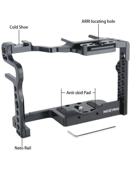 Jaula para Cámara NICEYRIG para Panasonic Lumix GH5/GH5 II/GH5S