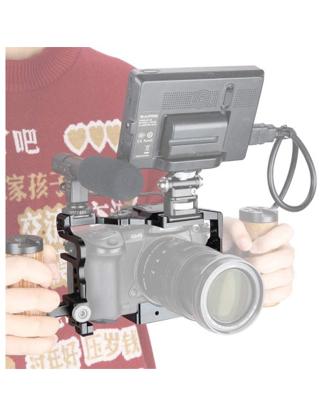 Jaula para Cámara NICEYRIG para Panasonic Lumix GH5/GH5 II/GH5S