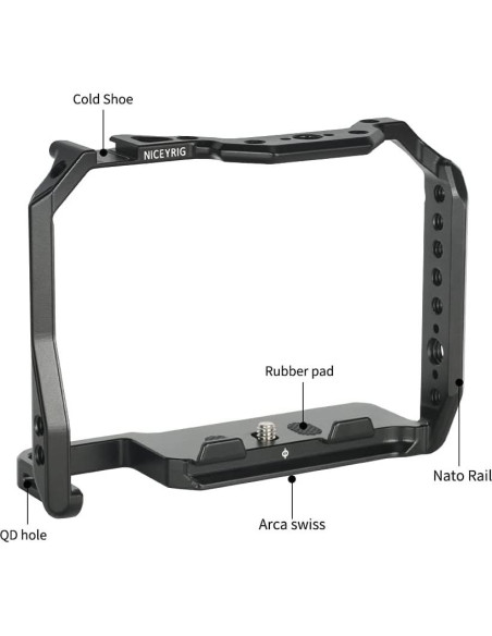 Jaula Ligera NICEYRIG para Sony A1/A7IV/A7RIV/A7III - Aluminio