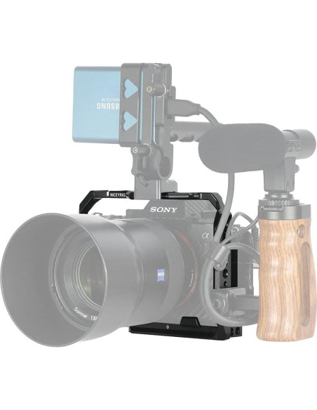 Jaula Ligera NICEYRIG para Sony A1/A7IV/A7RIV/A7III - Aluminio