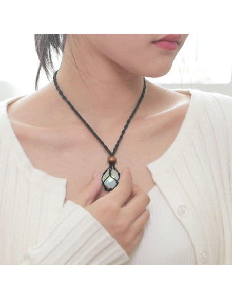 Collar de Cristales de Chakra SANSWL - Joyería Espiritual 7 Chakras