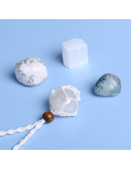 Collar de Cristales de Chakra SANSWL - Joyería Espiritual 7 Chakras