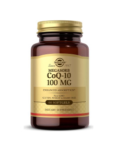 Suplemento CoQ-10 Solgar Megasorb 100 mg 60 Softgels
