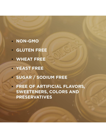 Solgar Colina 350 mg - 200 Cápsulas Vegetales - Vegano, Kosher