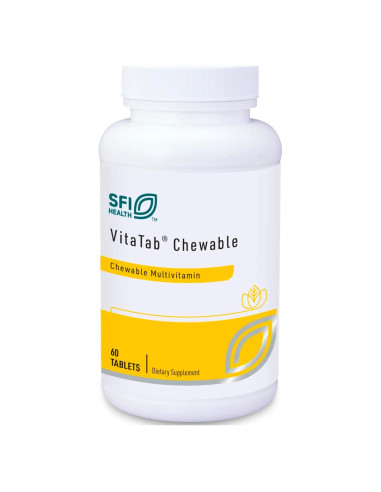 Multivitamina Masticable Klaire Labs VitaTab 60 Tabletas