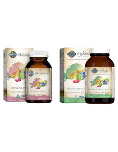 Multivitamina y Calcio Vegetal Garden of Life para Mujeres 120 Tab