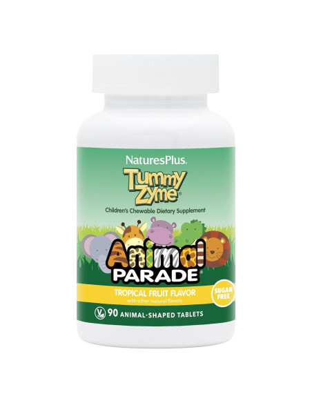 Suplemento Digestivo Masticable Niños Nature's Plus 90 Tabletas