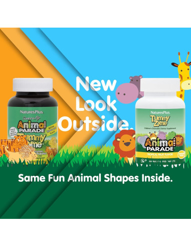 Suplemento Digestivo Masticable Niños Nature's Plus 90 Tabletas