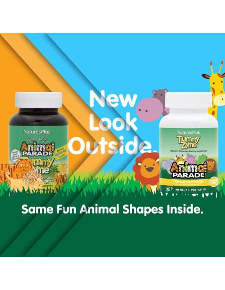 Suplemento Digestivo Masticable Niños Nature's Plus 90 Tabletas