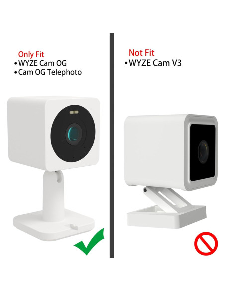 Soporte de Ventana Angulado Teccle para Wyze Cam OG - 20 Grados