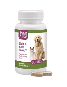 Suplemento Herbal PetAlive para Piel y Pelaje - 60 Cápsulas 2