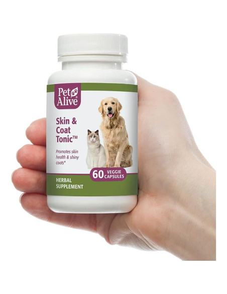 Suplemento Herbal PetAlive para Piel y Pelaje - 60 Cápsulas
