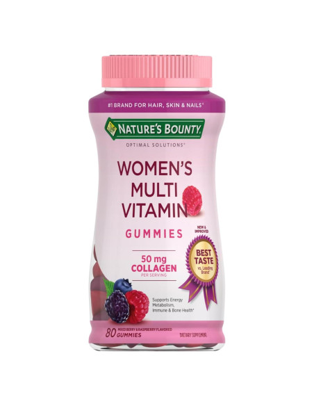Gominolas Multivitamínicas para Mujeres Nature's Bounty 80 Unidades