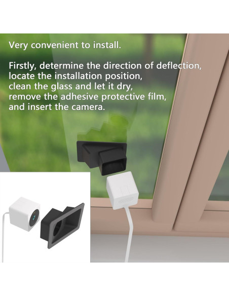 Soporte de Ventana Angulado Teccle para Wyze Cam OG - 20 Grados