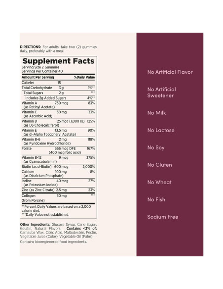 Gominolas Multivitamínicas para Mujeres Nature's Bounty 80 Unidades