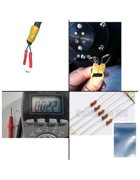 Resistor 2.2 Ohm 1/4 W California JOS - 10 Piezas