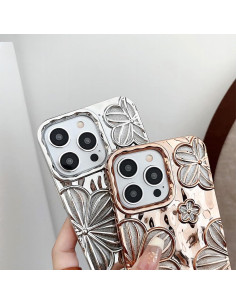Funda Bumper YAOZOCASE para iPhone 11 - Negro 3D Floral 2
